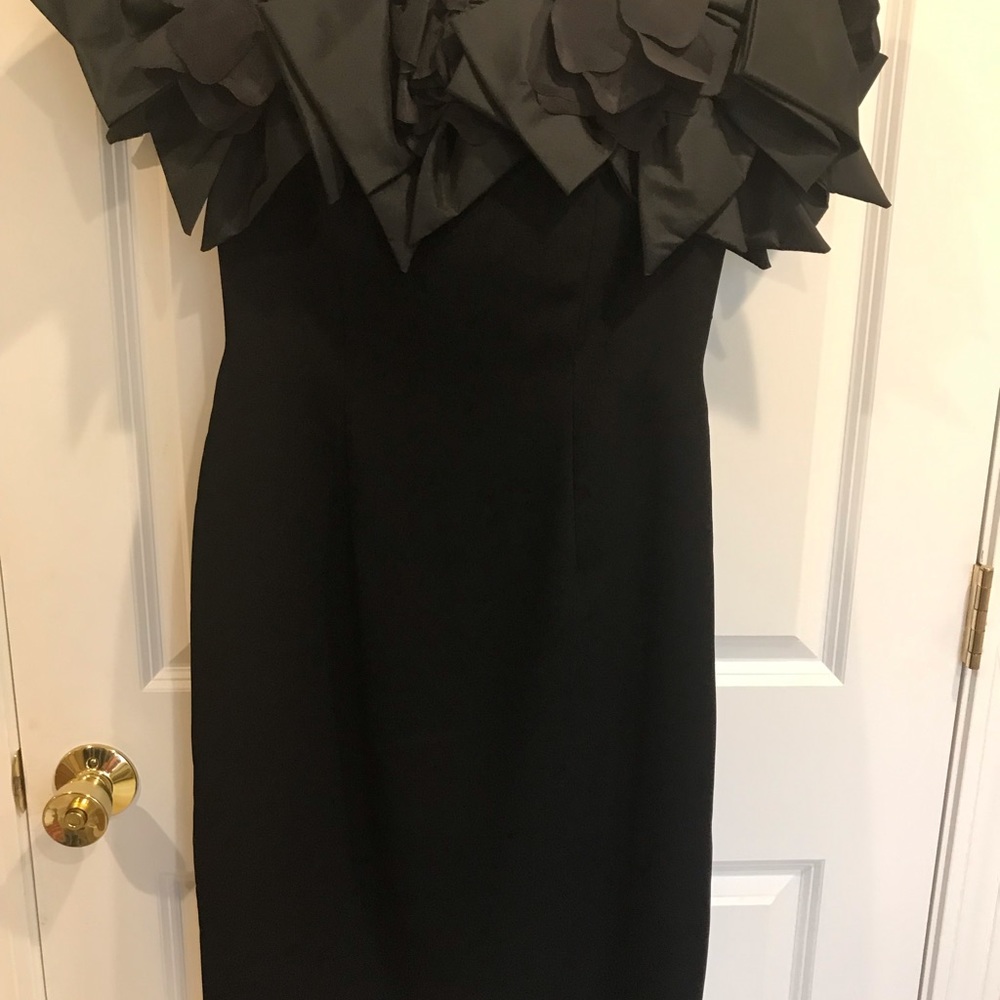 Victor Costa black cocktail dress - Picture 2 of 6
